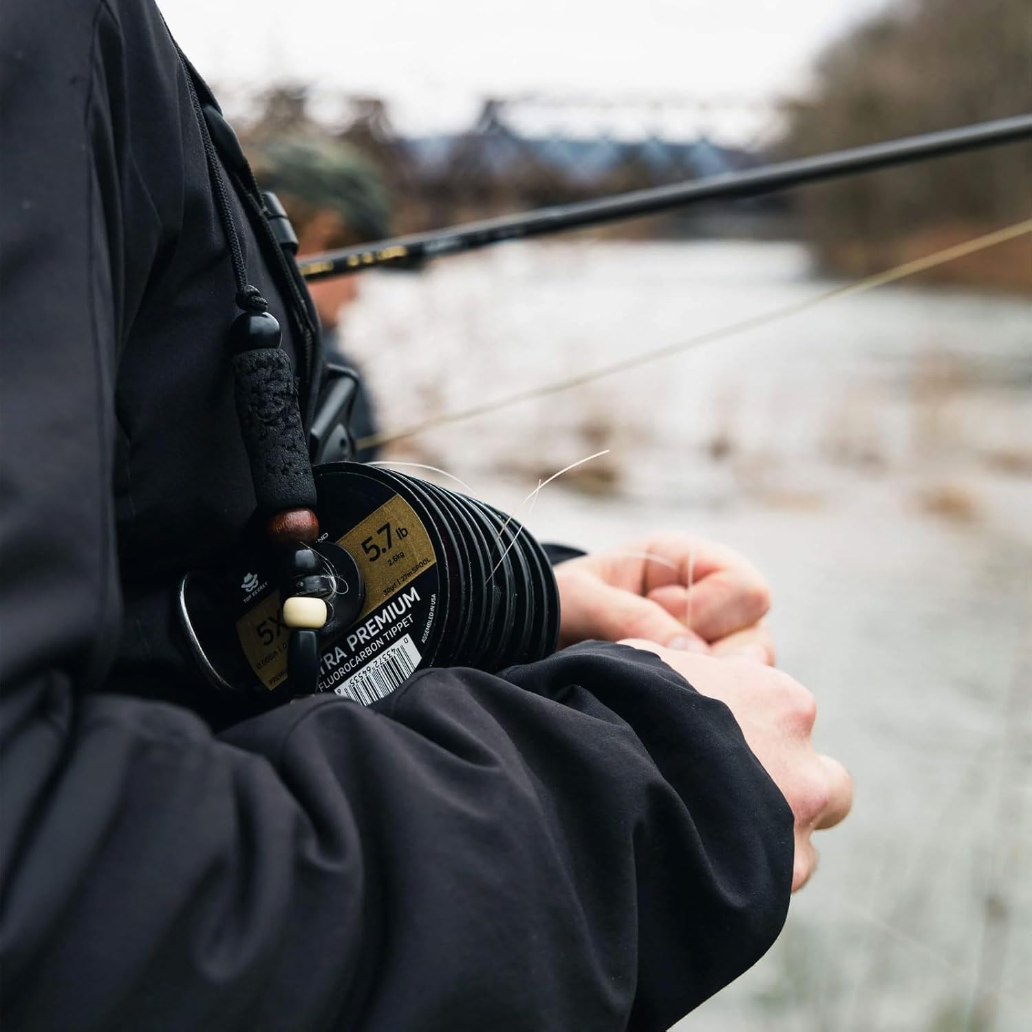 CORTLAND Ultra Premium Fluorocarbon Durable Flexible Abrasion-Resistant Trout Tippet with Plasma Finish for Freshwater | Nymphing/Dry Fly Fishing/Streamer Fishing