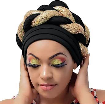 Head Wraps For Women Amazon 2026.Head Wraps for Women Large Headband Turban Scarf for Black Hair Band ...