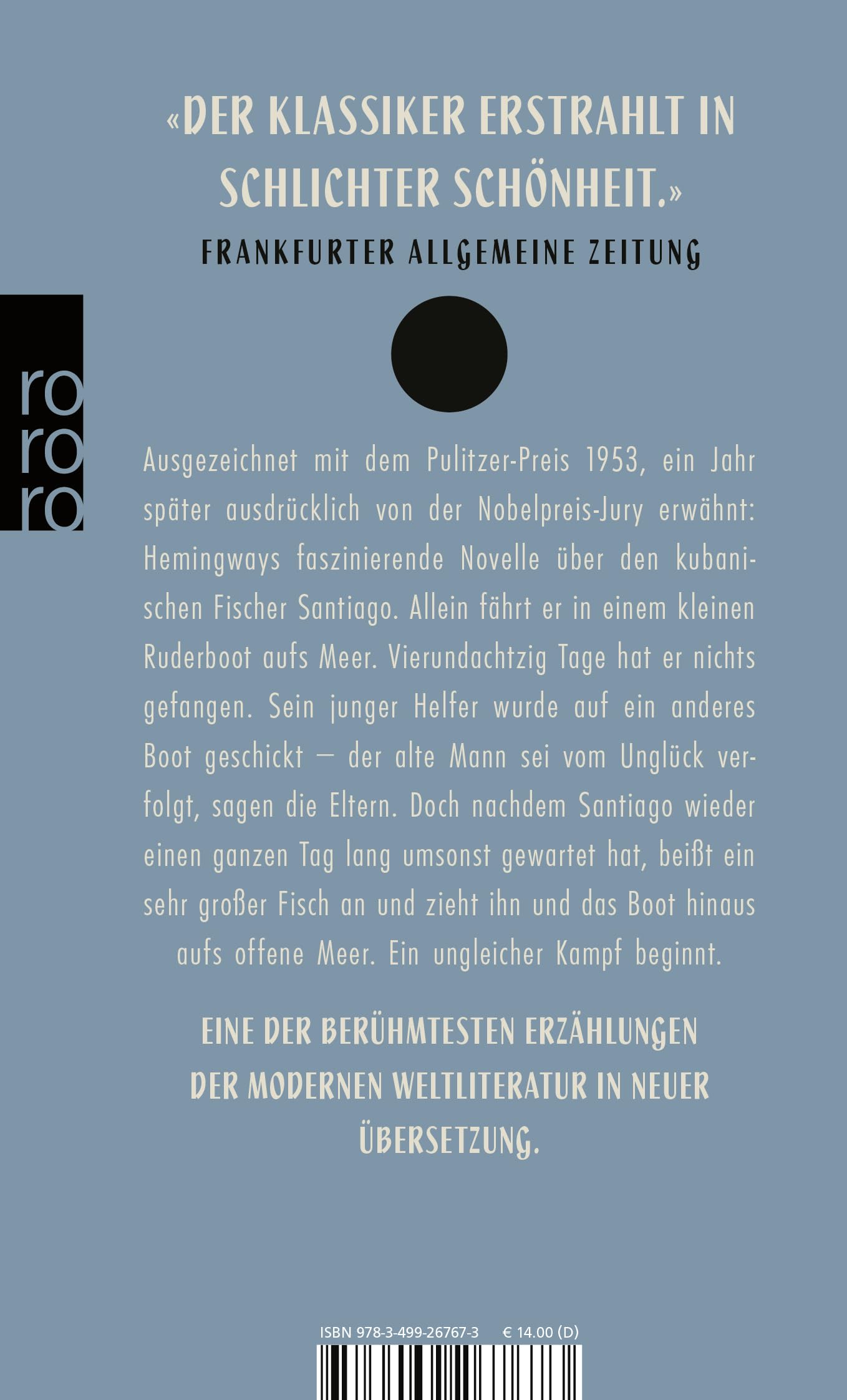 Der alte Mann und das Meer: Ausgezeichnet mit dem Pulitzer Prize 1953