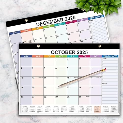 Miniatura 5 de Desk Calendar 2024-12 Months Calendar from January 2024 - December 2024, 2024 Calendar with to-do List, 12×17 Inch, Colorful