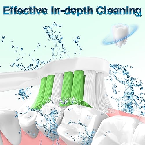 Miniatura 2 de Aoremon Cabezales de repuesto para cabezales de cepillo de dientes Philips Sonicare, compatibles con Phillips Sonicare W HX6062/65 y todos