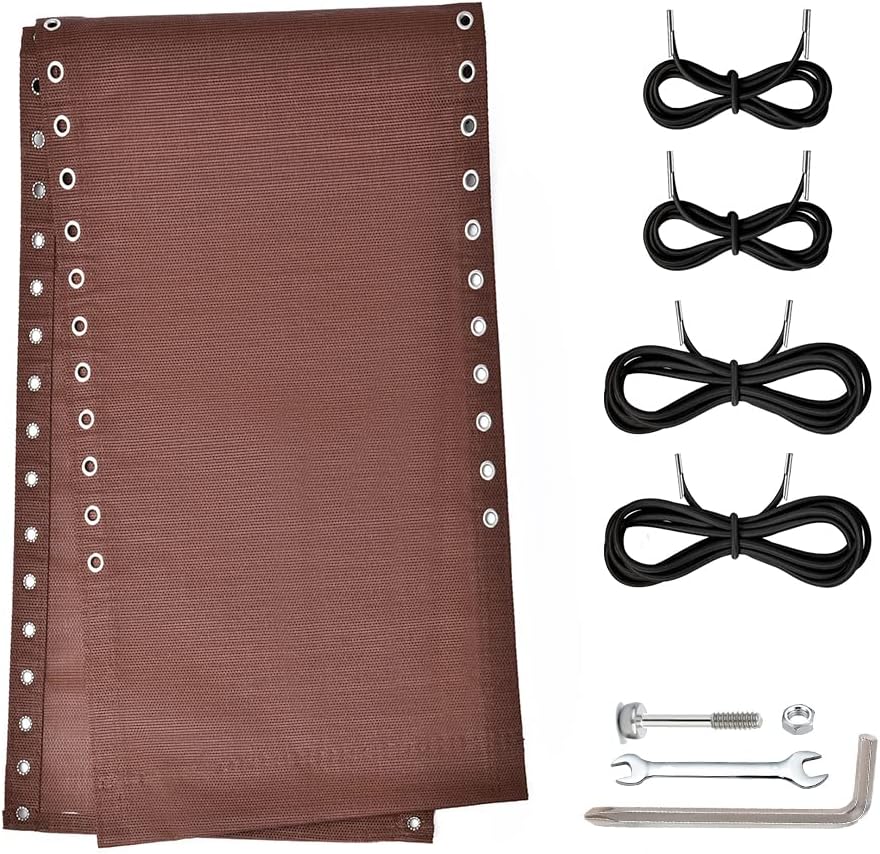 SANXIA Zero Gravity Chair Replacement Fabric with 4 Bungee