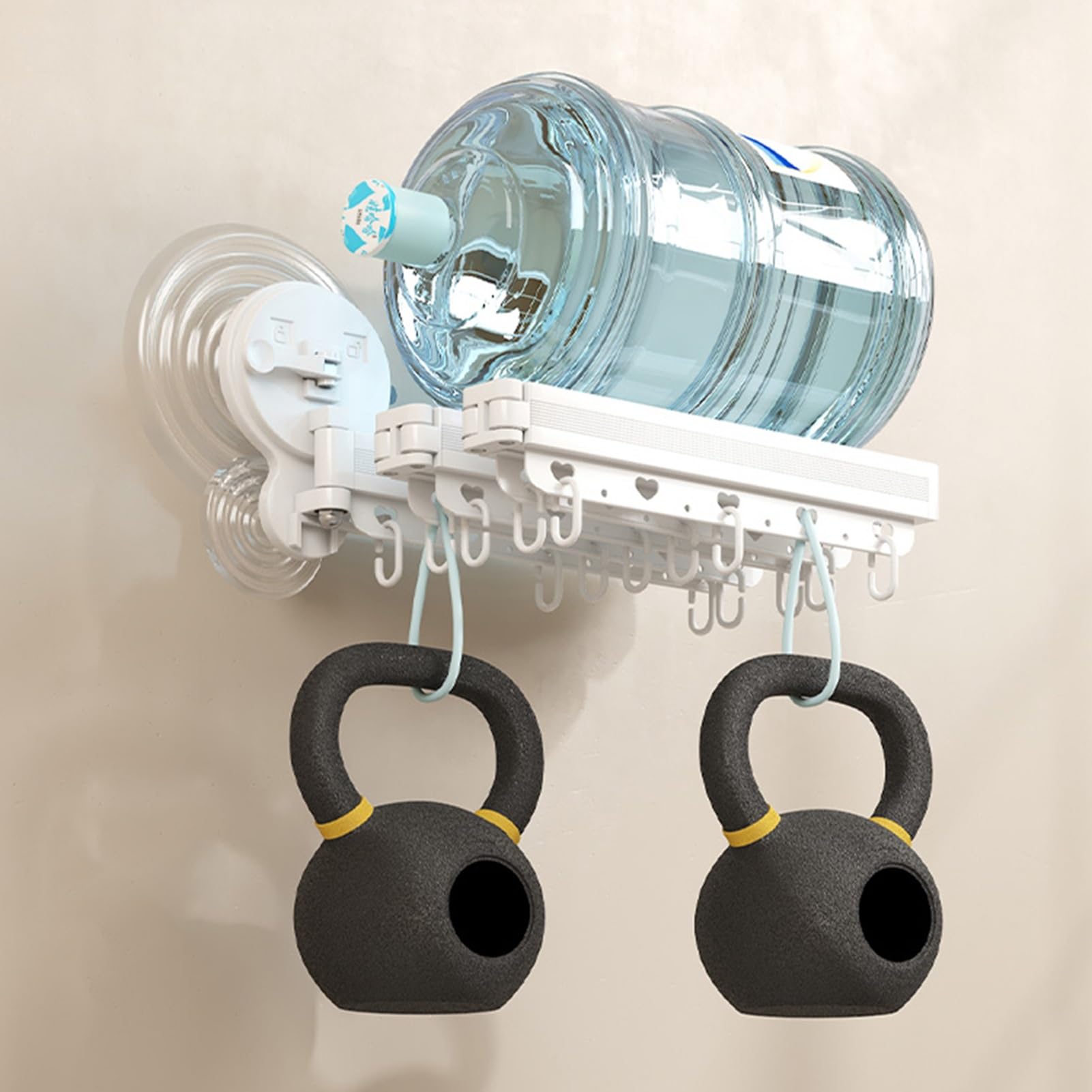 Tringle à rideau de douche gain de place pliable pour éviter les fuites