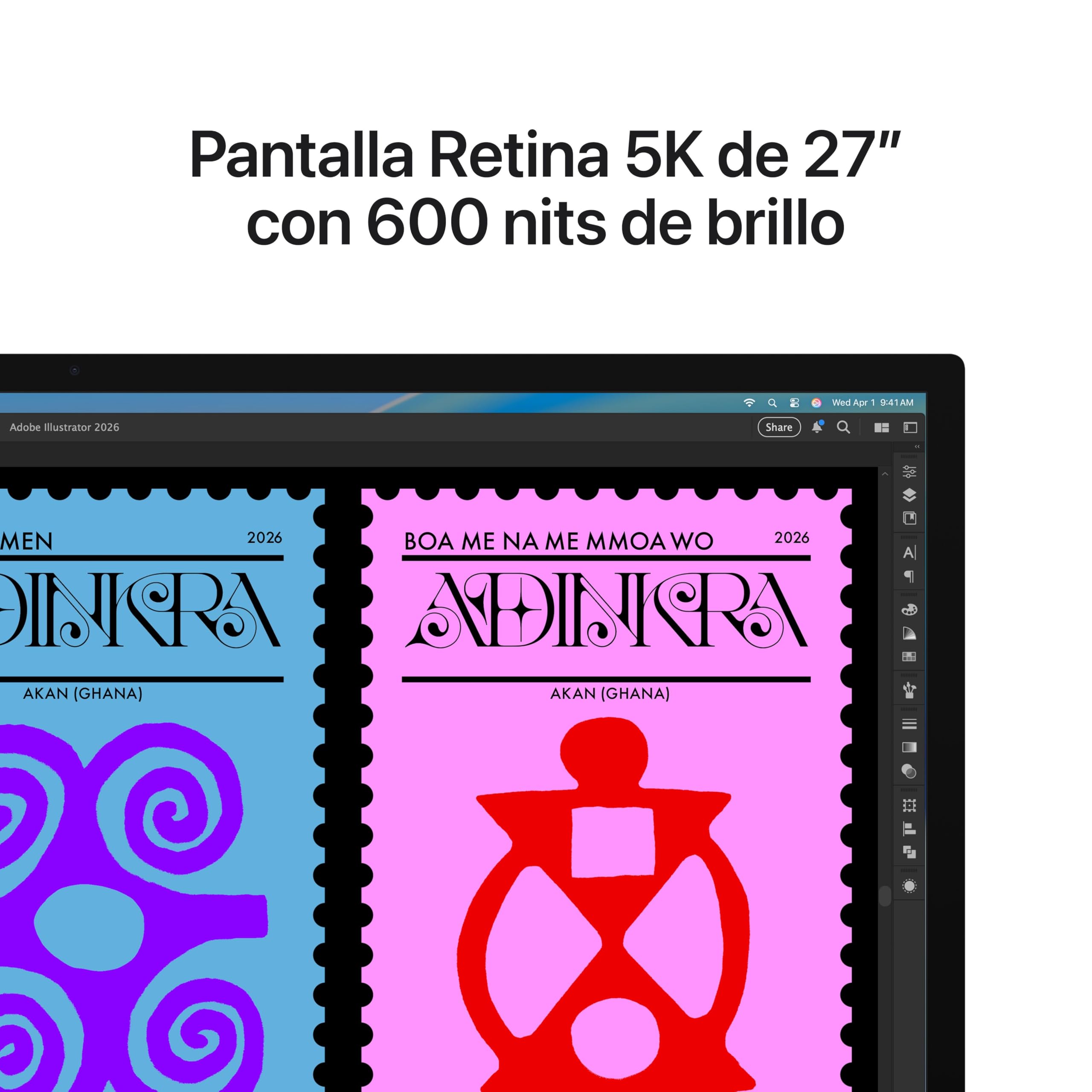 Apple Studio Display: Vidrio estándar, Soporte con inclinación Ajustable ​​​​​​​ — view 3