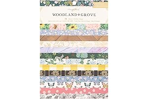 American Crafts Single-Sided Paper Pad 6"X8" 36/Pkg-Maggie Holmes Woodland Grove