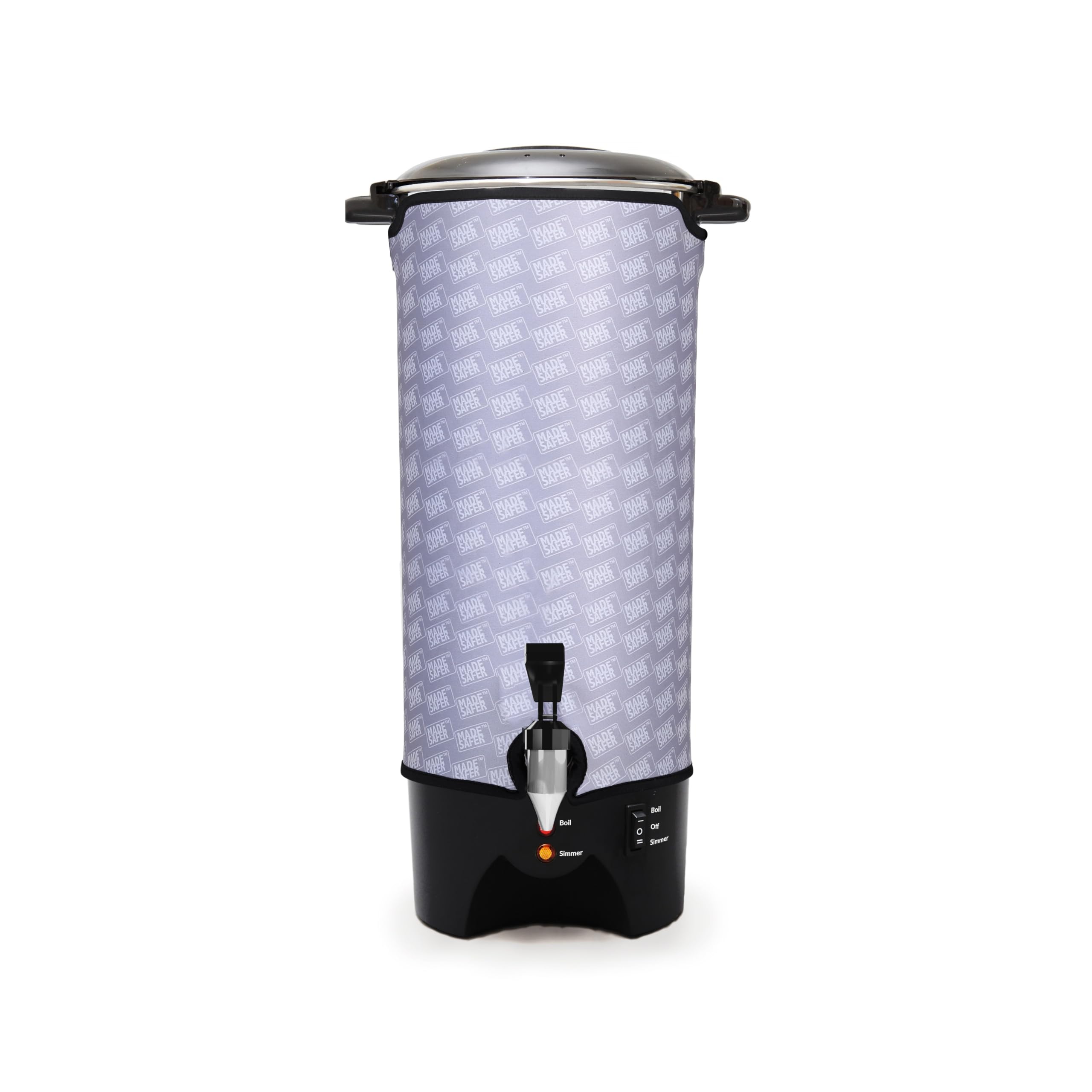 Made Safer - NEW PREMIUM VERSION 7.5L Hot Water Urn, Boiling Dispenser for Tea & Drinks, Low Energy & Versatile Boiler, Designed in the UK (40 CUPS)