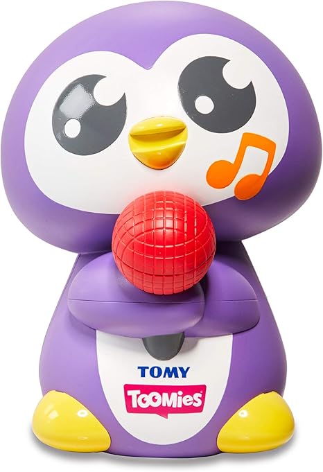 Toomies Baby & Toddler Toys,Bath Toys Toomies E72724 Tomy Tuneless Penguin Time Squeaker, Bath Musical Water Play, Baby Sensory Toy for Boys and Girls, Suitable from 12 Months +, Multicoloured