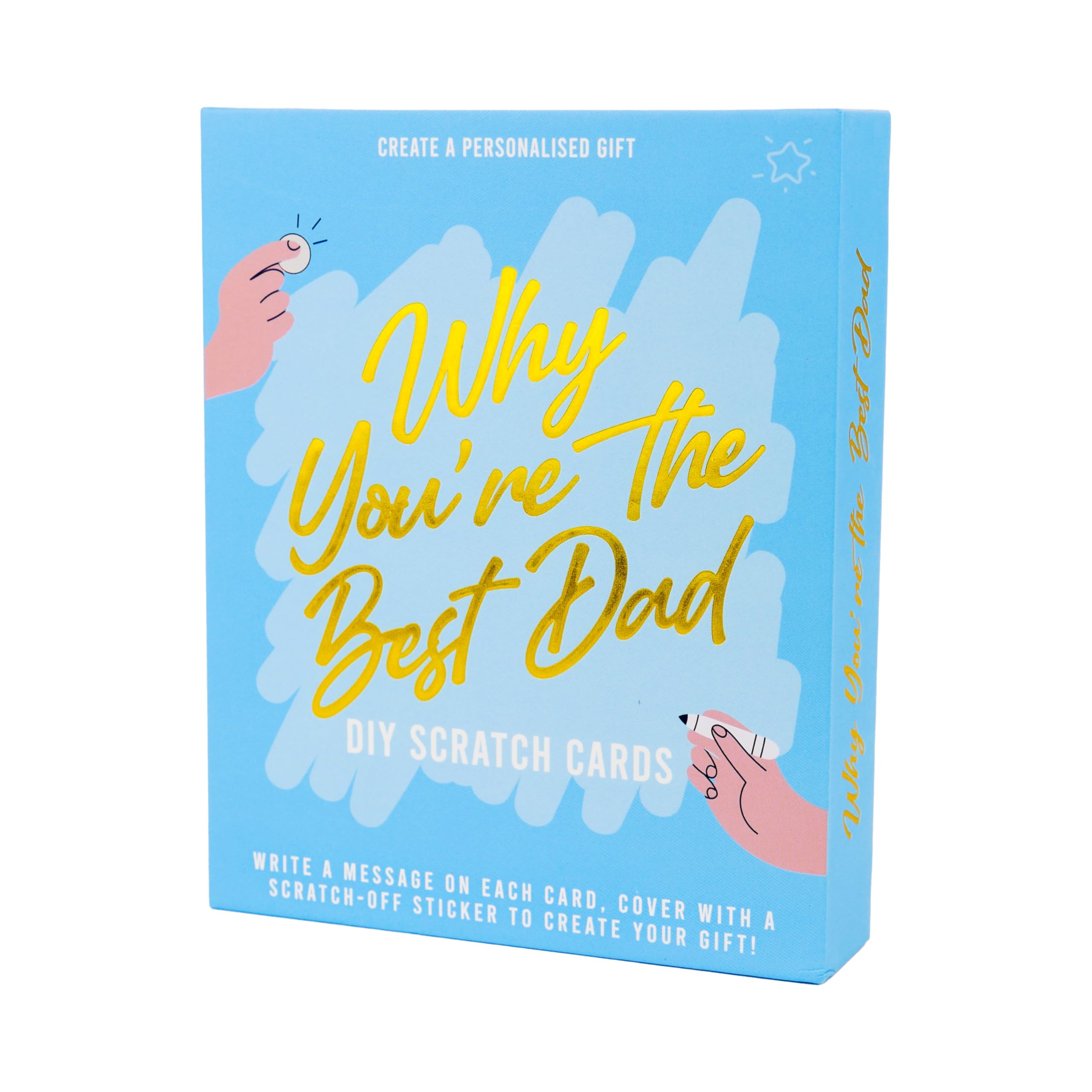 Why You're the Best Dad DIY Scratch Cards