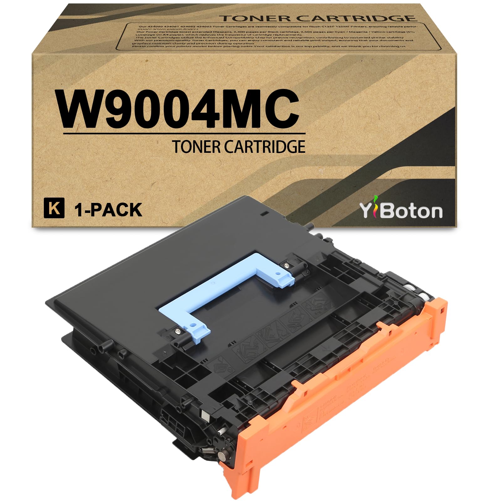 High Yield 9004MC Black Toner Cartridge 50,000 Pages | Compatible with LJ Managed E60055dn E60065dn E60075dn E60155dn E60165dn E60175dn MFP E62655 E62665 E62675 Printer