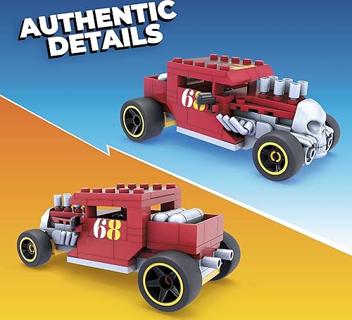 Miniatura 4 de Hot Wheels Mega Construx - Juego de construcción de coctelera de huesos, juguetes de construcción para niños de 5 años en adelante