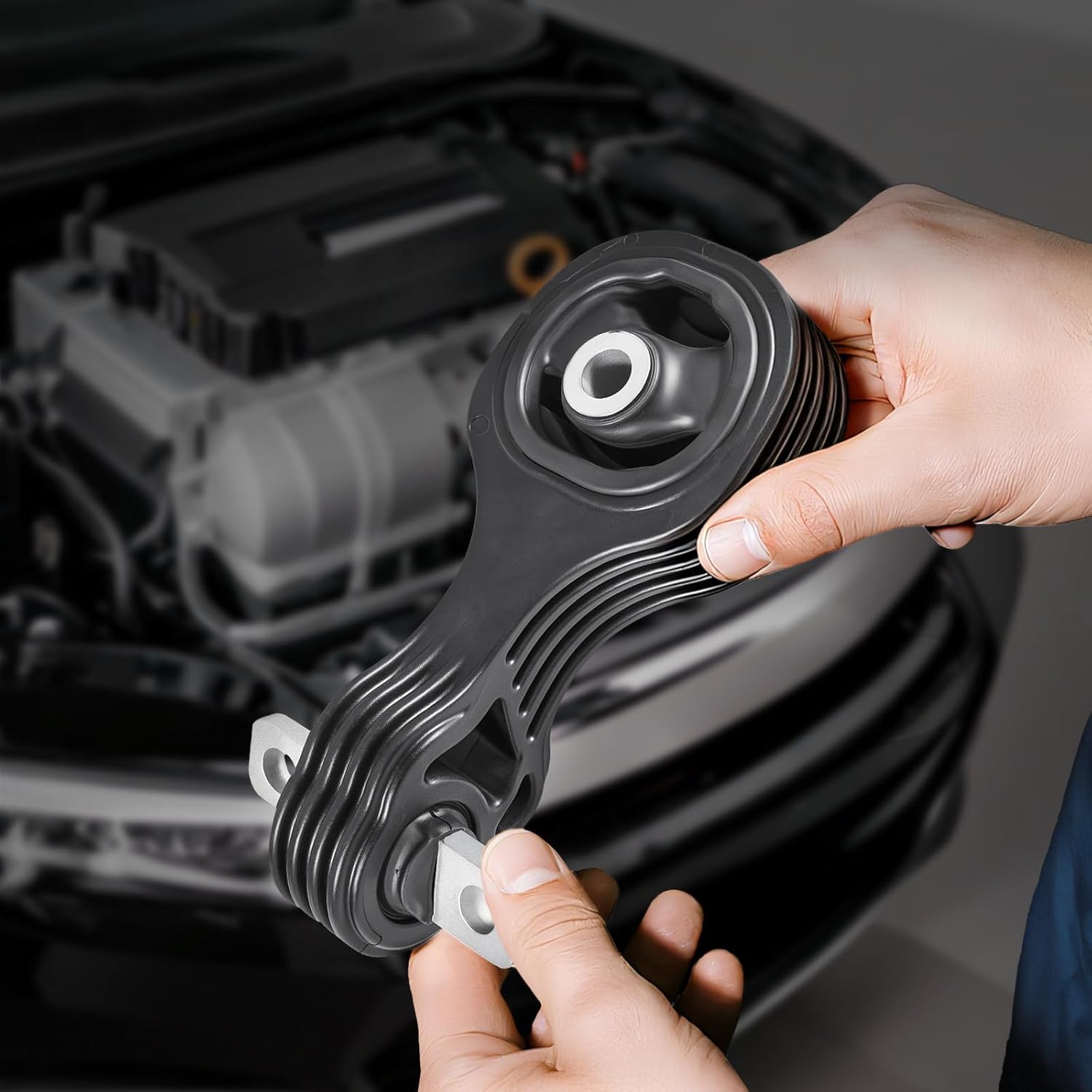 VEVOR Engine Motor Mount and Transmission Mount Kit Replacement, Set of 3, Compatible with 2012–2013 Honda Civic 1.8L Coupe, Replace OE# A65048, A65021, A65087, Secure Support