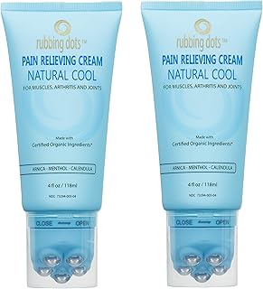 Muscle Pain Relief Cream - Topical Lotion for Back, Neck, Shoulder, Joint, Knee, Foot, Leg, Arthritis & Muscle Pain & Massage Therapy Dual-Pack 4 fl oz Each Tube