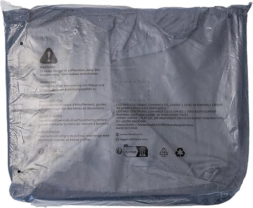 Miniatura 8 de Lifewit Cesta de lavandería doble de 136L con tapa y bolsas de lavandería extraíbles, cesta grande dividida, cesta plegable de 2 secciones con asas