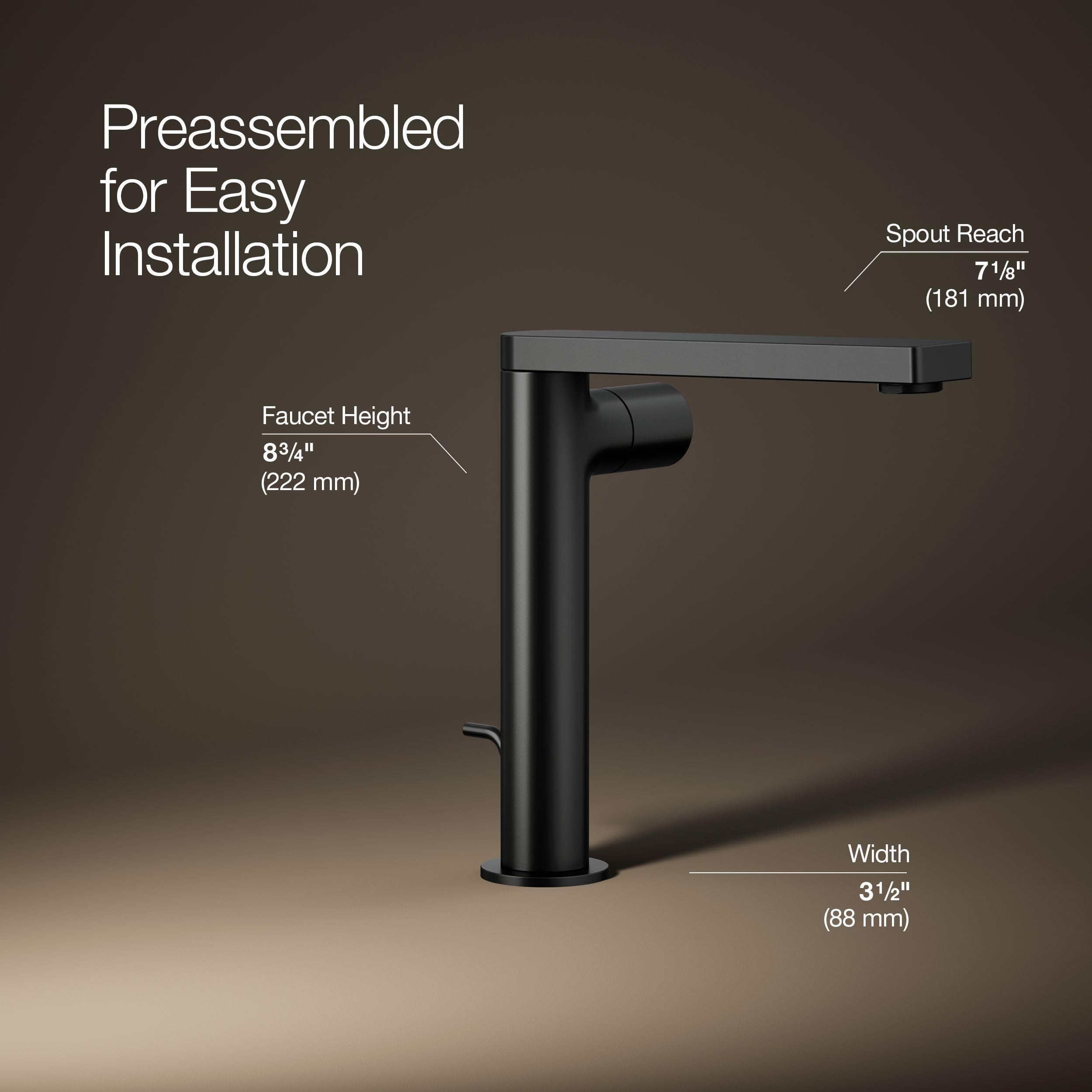 Kohler 73159-7-BL Composed® Tall Single-Handle Bathroom Sink