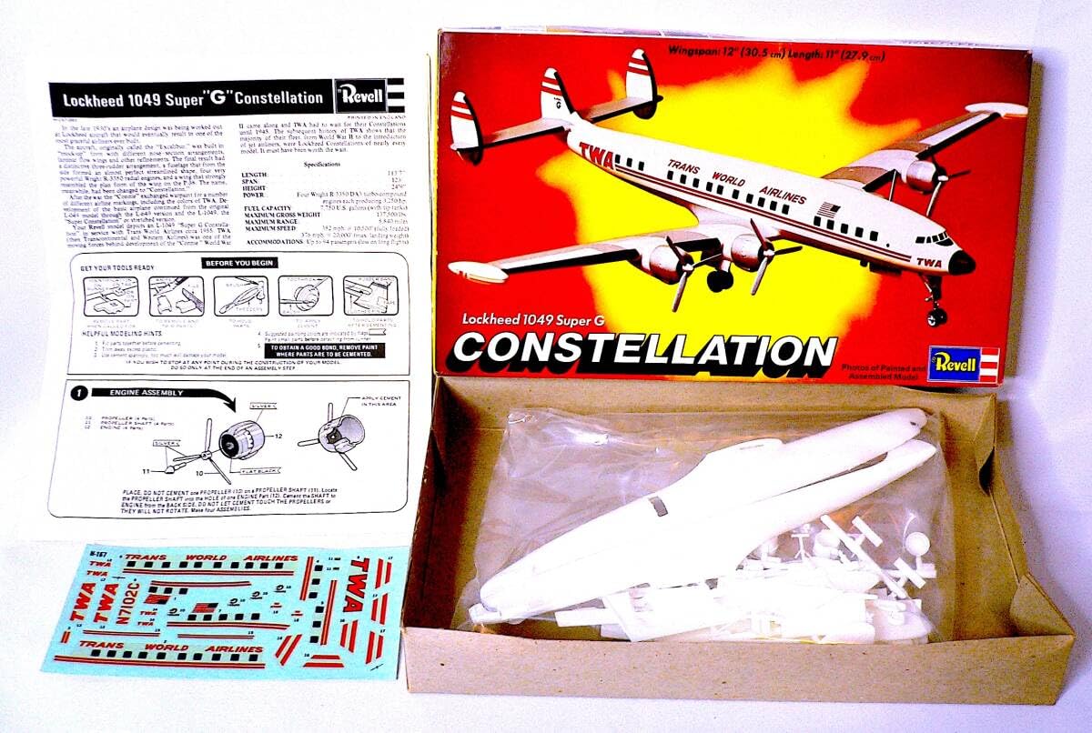 Amazon.co.jp: Revell レベル 絶版 1/144 ロッキード 1049 スーパーG