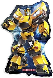 Palloncino Gigante Bumblebee Transformers 75 Cm – Decorazione Compleanno Happy Birthday