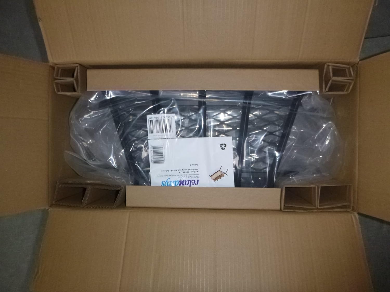 Black Fireplace Grate Square Steel Fireplace & Grill Fireplace Solid & Robust Fire Grate with Feet Height 16 x 58 x 28 cm 16 x 58 x 28 cm