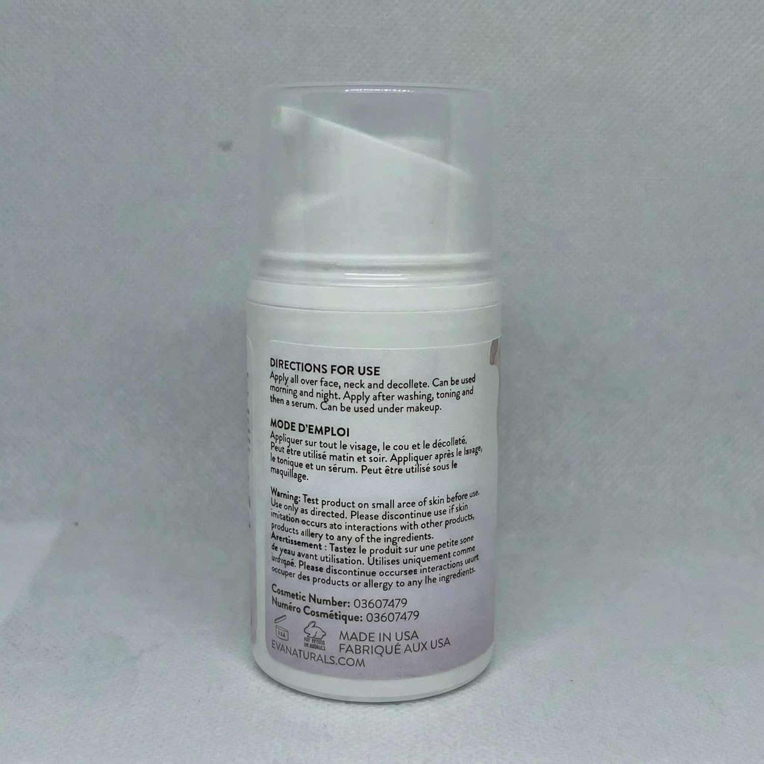 Eva Naturals Neck Firming Cream for Women - Neck Cream for Firming, Tightening, Lifting Sagging Skin, Anti Aging Moisturizer with Retinol, Collagen, Hyaluronic Acid, Peptides & Vitamin C — 1.7 Fl Oz - Image 4