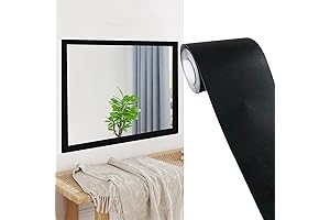 Black Matte Peel Stick Decorative Border