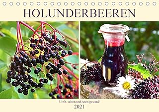 Holunderbeeren. Uralt, sch&ouml;n und sooo gesund! Tischkalender 2021 DIN A5 quer