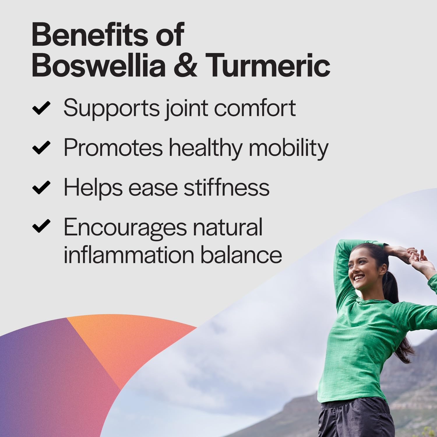 PureFormulas Boswellia Turmeric Supplements for Joint Health & Immune Support Boswellia Extract Turmeric Supplement 60 Tablets, 2-Pack