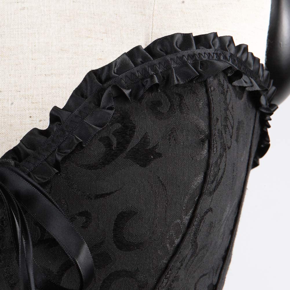 Corsetto Donna Elegante Bustino Corpetto Cerniera