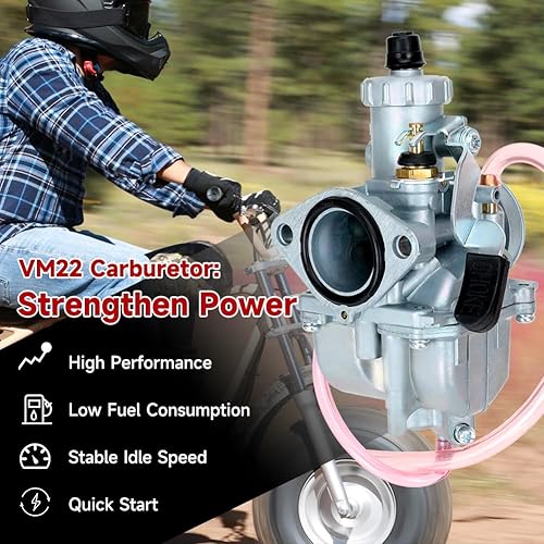 Miniatura 2 de FVRITO Kit de cable de acelerador de carburador de carbohidratos VM22 para Predator 212 Mini Bike Coleman CT200U BT200X 196cc Non Hemi GX160 6.5HP