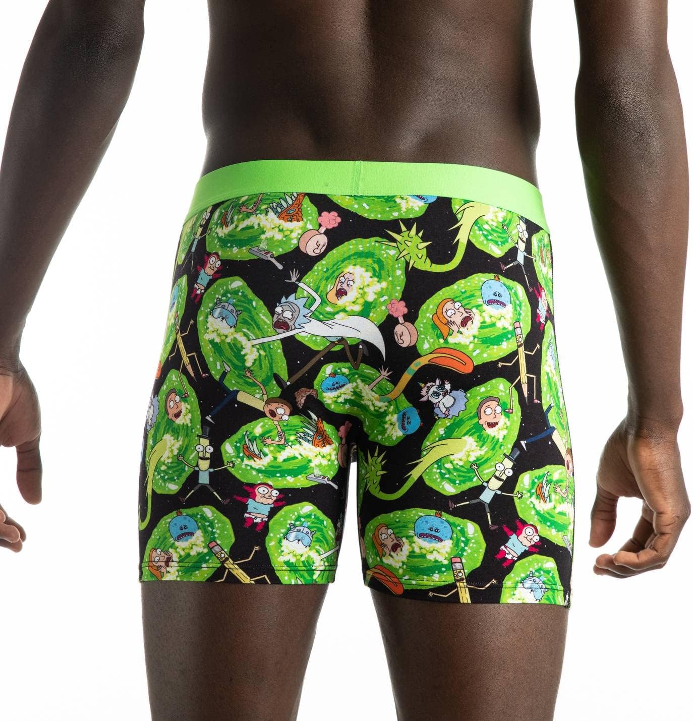 Good Luck Undies Men's Rick and Morty Boxer Brief Underwear - Image 4