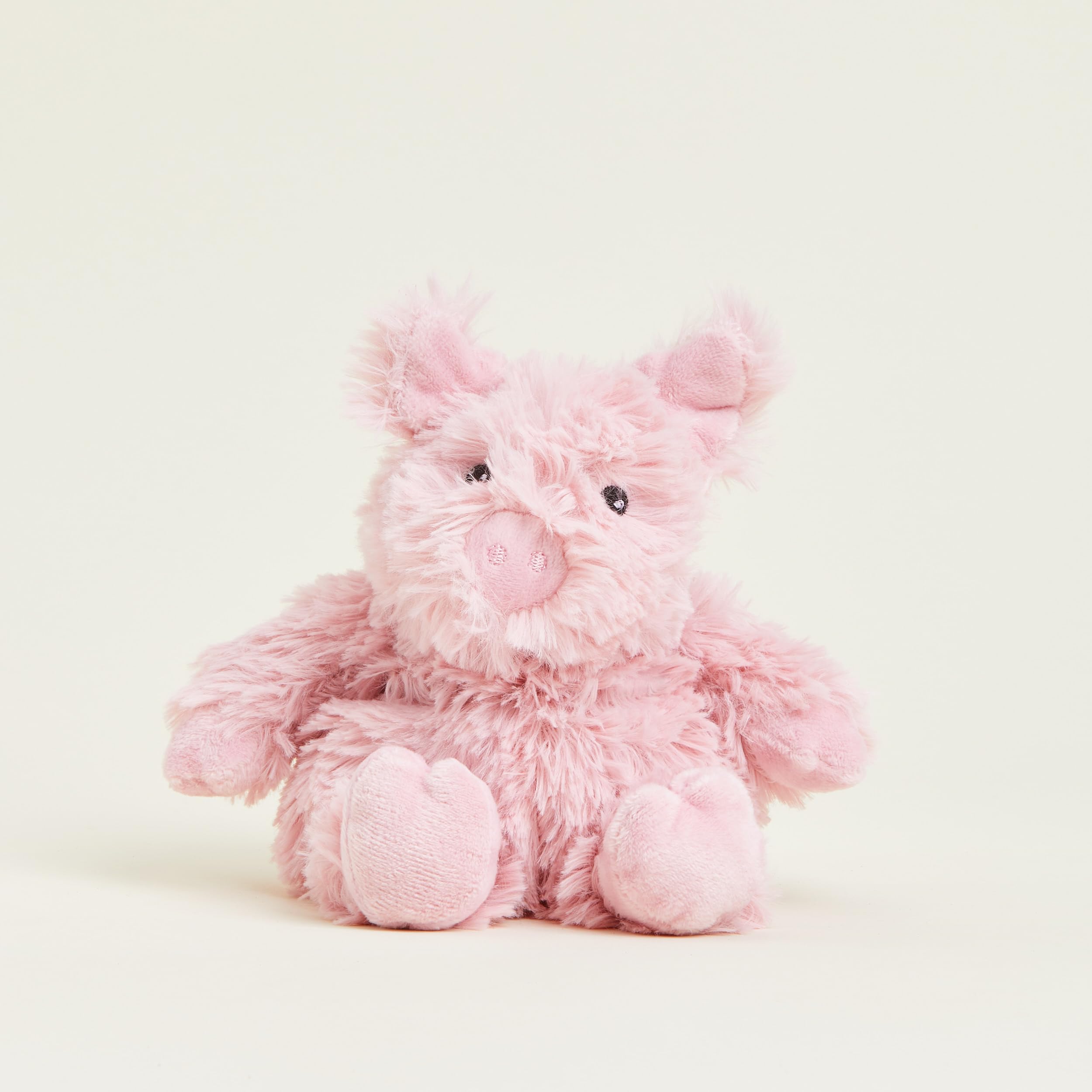 Warmies Junior Pig Plushie, peluche totalmente calentable, ligeramente perfumado con lavanda francesa seca, peluche caliente o frío Para Relajacion
