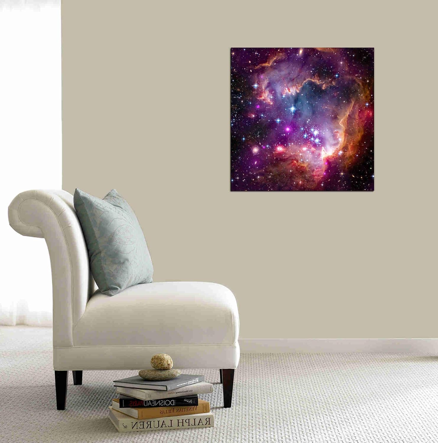 Epic Graffiti 'Magellanic Cloud' Hubble Space Telescope Canvas Wall Art, 12" x 12"