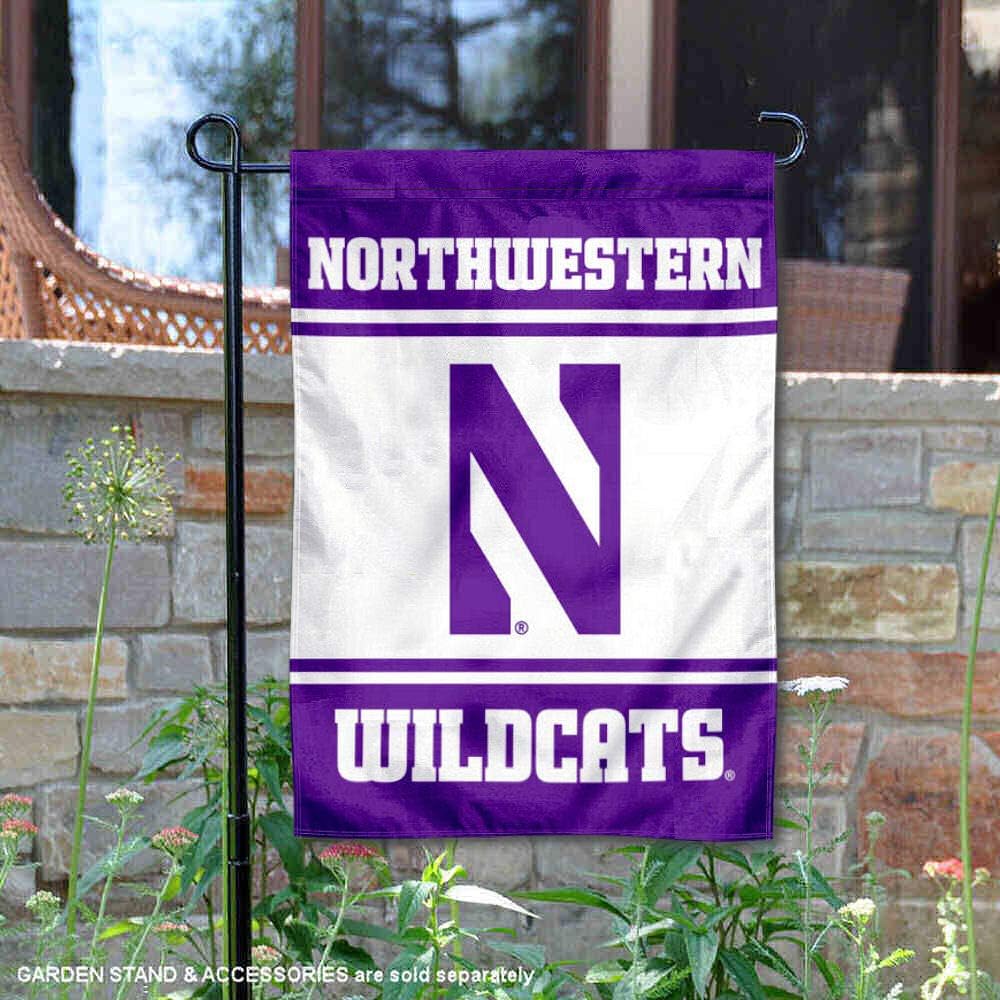 Northwestern Wildcats Garden Flag - Image 2