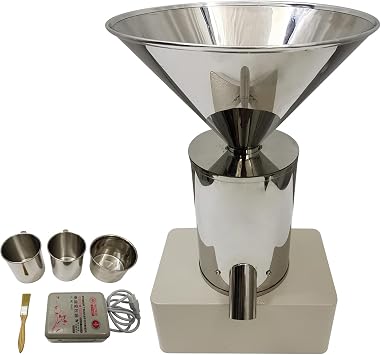 Electric Centrifugal Grain Sample Separator Electric Seed Centrifugal Splitter High Performance Grain Splitter Dispenser Stainless Steel Seed Sample Dispenser, AC220V/110V, 7.1-52.9oz Volume