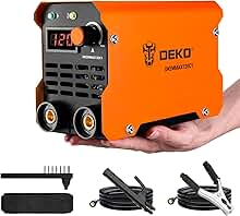 DEKO 120A 220V MMA Soldador Inverter para Reparaciones en el Hogar, Maquina de Soldar de Metal, Bricolaje, Rep