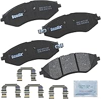 Vista 216 de Pastillas de Freno Delanteras Cerámicas Bendix Priority1 CFC430A para Modelos Selectos INFINITI G35, I30, Nissan 350Z, Altima, Juke, Maxima, Sentra