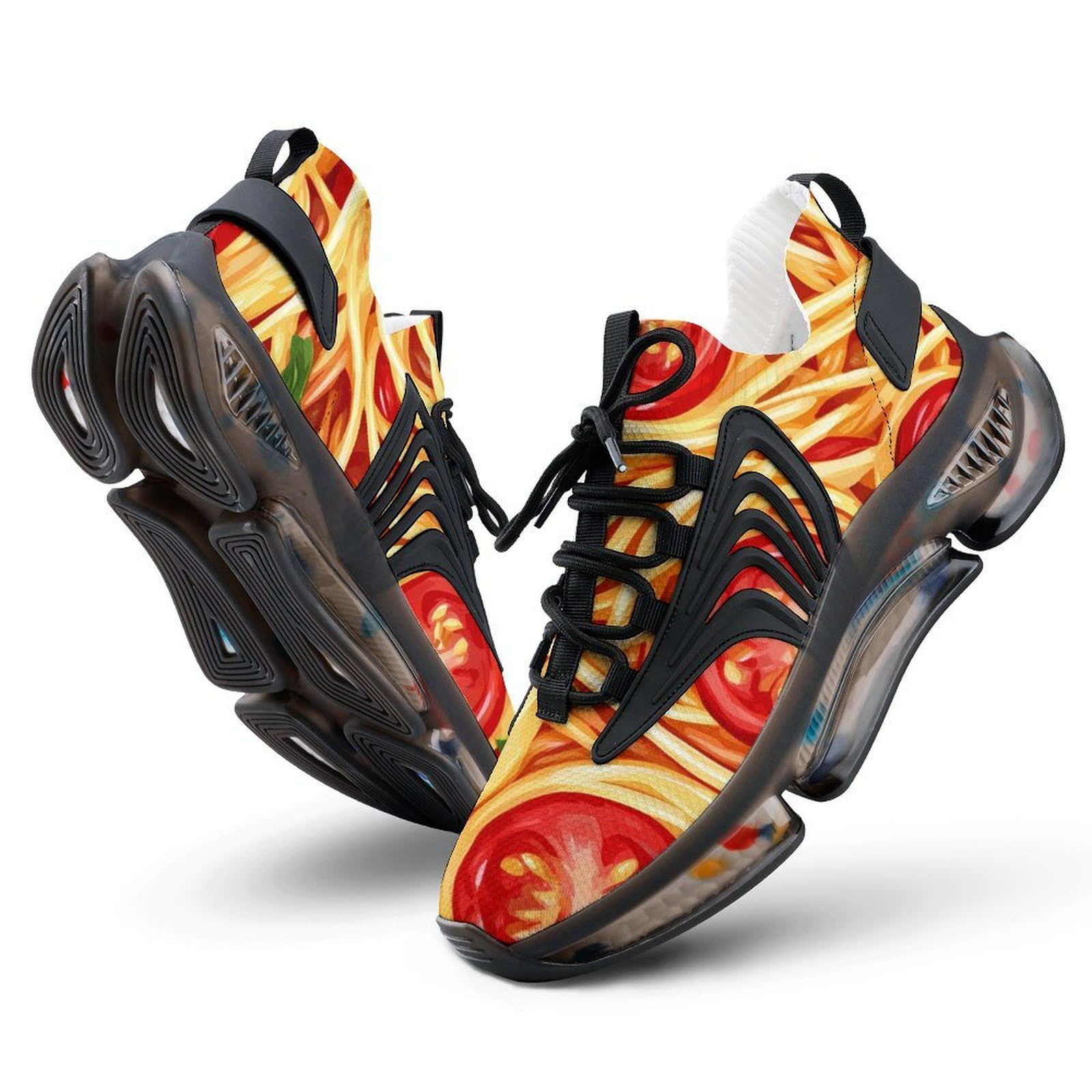 Spaghetti Pasta Noodles T-omato Salsa Uomini Scarpe Da Corsa Atletica Scarpe Da Ginnastica Walking Sneakers