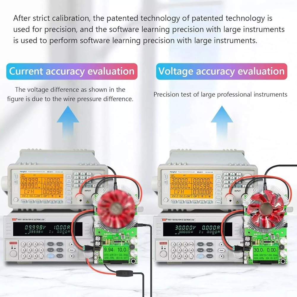 Einstellbarer elektronischer Lasttester, USB Konstantstrombelastung, 150W 200V 20A Kapazität, LCD-Display, intelligente Lüfterkühlung für Batterie, Netzteilprüfung