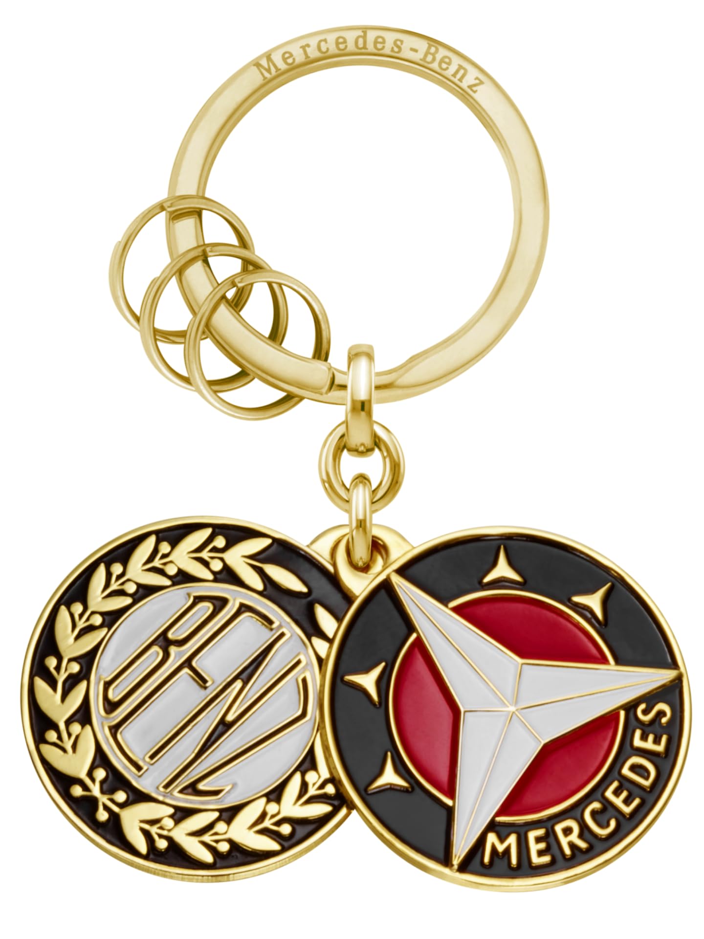 Mercedes-Benz Schlüsselanhänger Sindelfingen | goldfarben | Messing