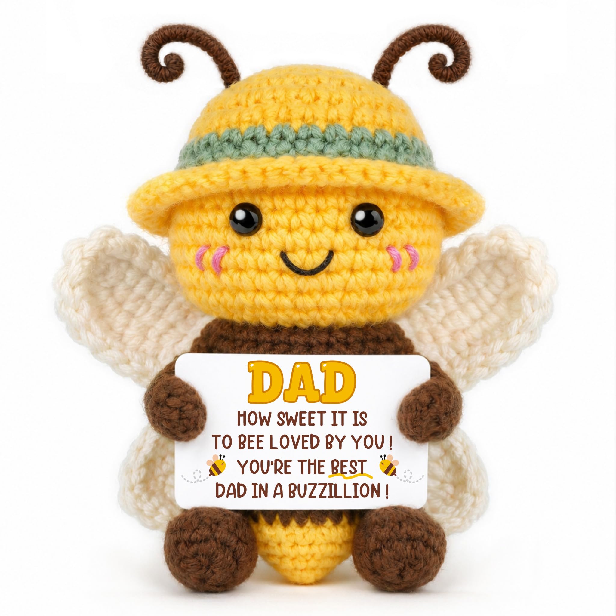 Hakumata Dad Birthday Gifts from Daughter Son, Crochet Bee Gifts โ image 1
