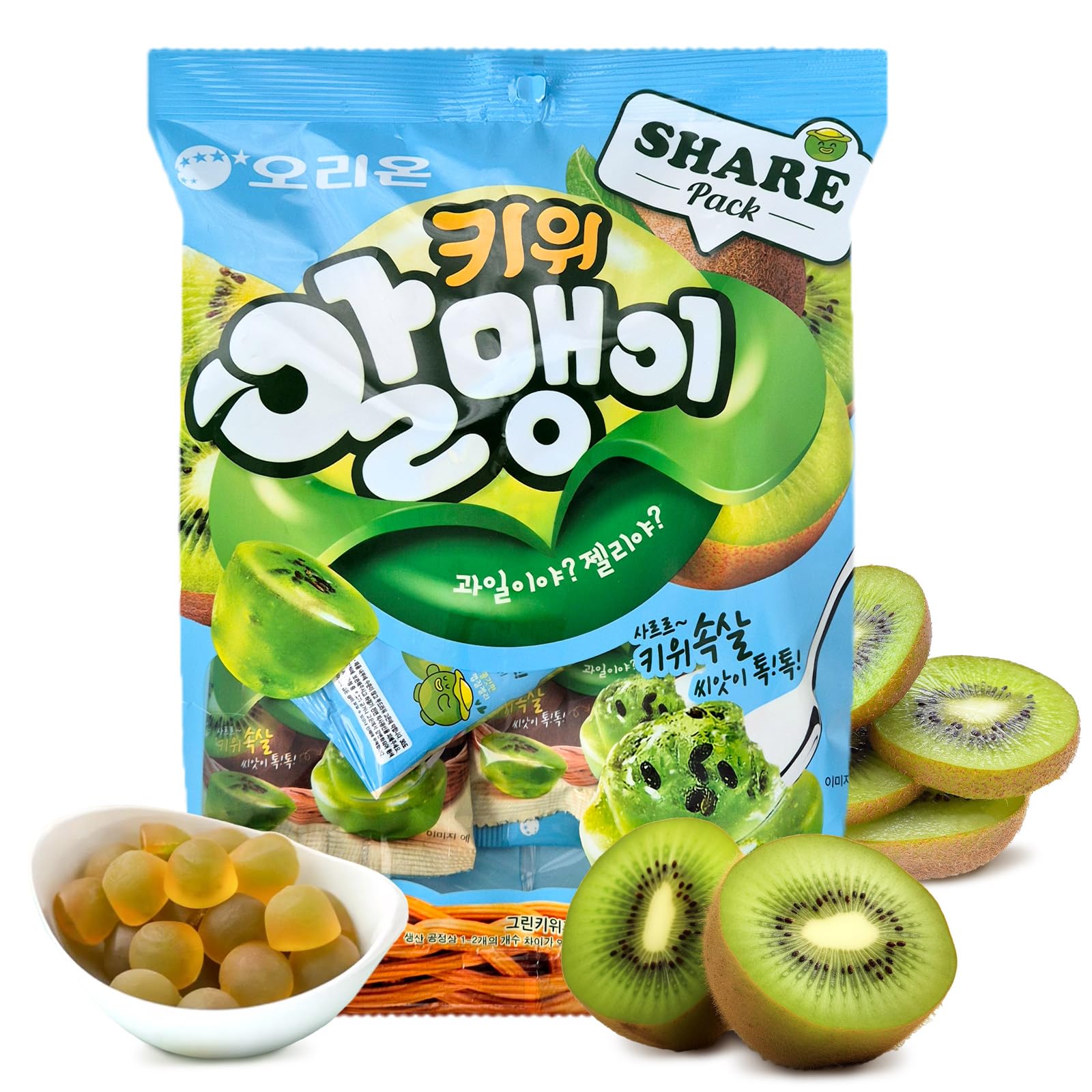 Amazon.com : COELO Peelable Kiwi Gummy 36g x 6Pack (7.6oz) | 4D