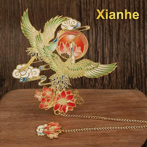 Miniatura 2 de MOZART Caja de regalo de dragón chino Marcapáginas de latón estilo chino personajes mitológicos clásicos Montaña y mar Sutra Series Creative