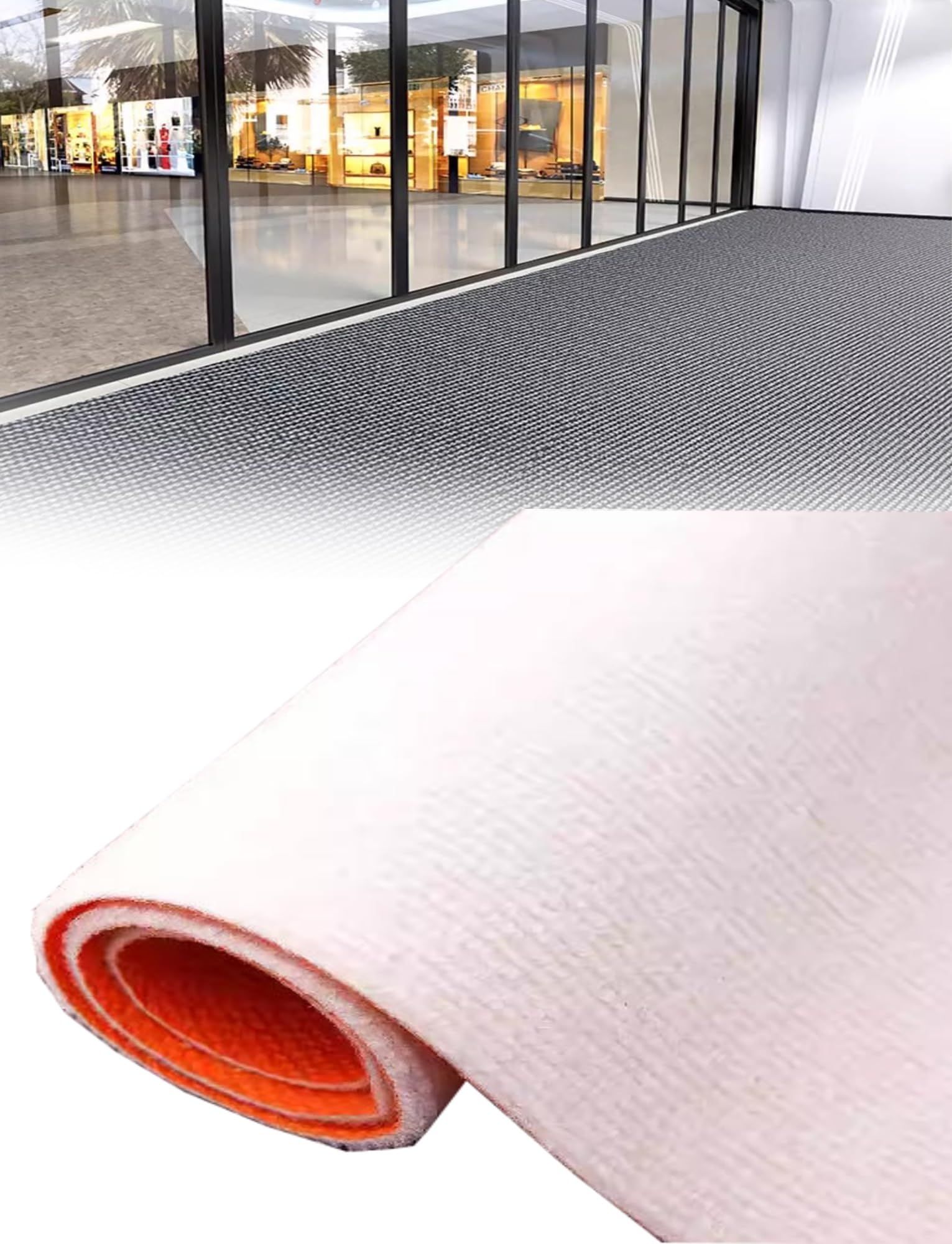 Alfombra de suelo insonorizada, grande, gruesa, antideslizante, para oficina, dormitorio, hogar, uso comercial, cobertura completa