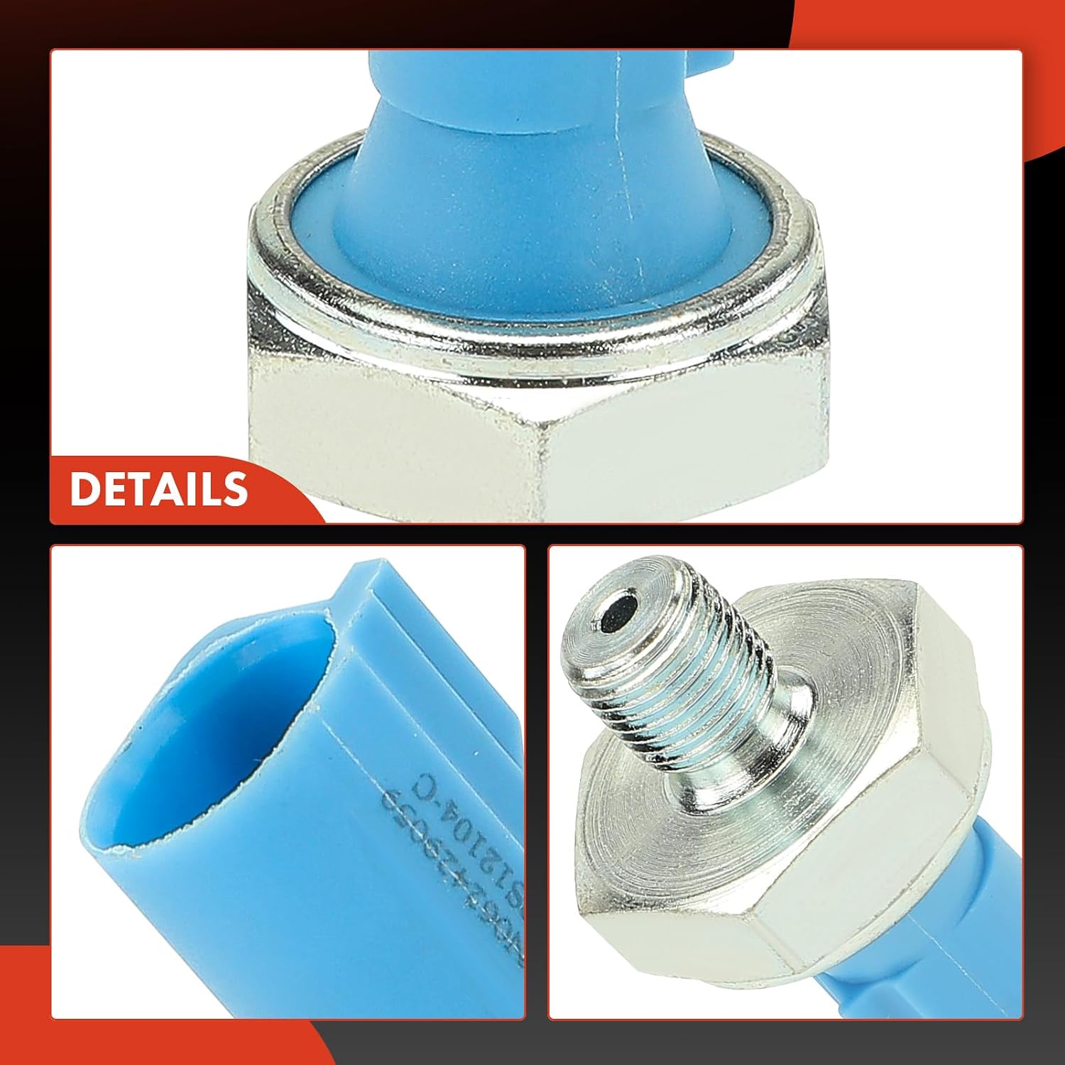 A-Premium Oil Pressure Sender [1 Pins] Compatible with Volkswagen Jetta 2013-2018, Passat 2014-2018, Beetle 2013-2017 & Audi A8 Quattro 2014-2018, RS7, S3, S6, S7, S8, TTS Quattro, 1.8L 2.0L 2.5L 4.0L