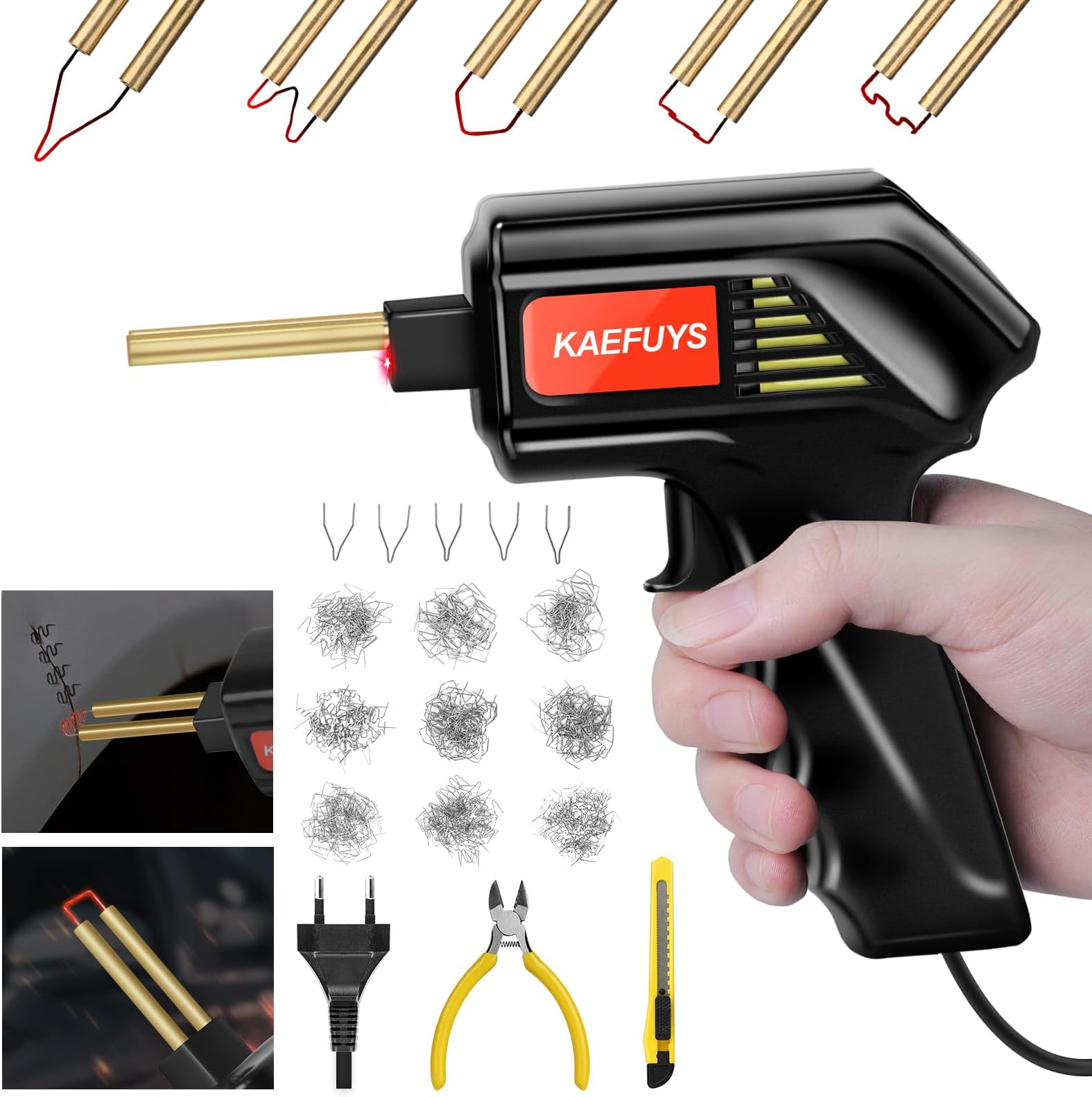 106-teiliges Kunststoff-Schweißstab-Set – 12 Farben Für Reparaturen