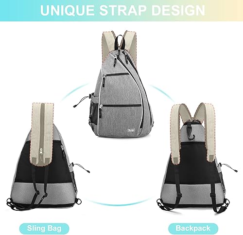 Miniatura 2 de Sucipi Bolsa de pickleball para mujer, mochila de pickleball reversible, bolsa de paleta de pickleball para mujer