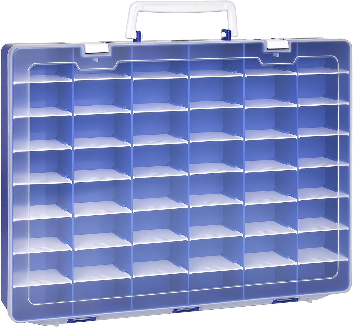 Display Case Compatible with Disney Doorables Collectible Mini Figures/ for MGA Entertainment Miniverse. Toys Storage Organizer for Multi Peek/ for Village Peek Characters (Box Only)--Navy