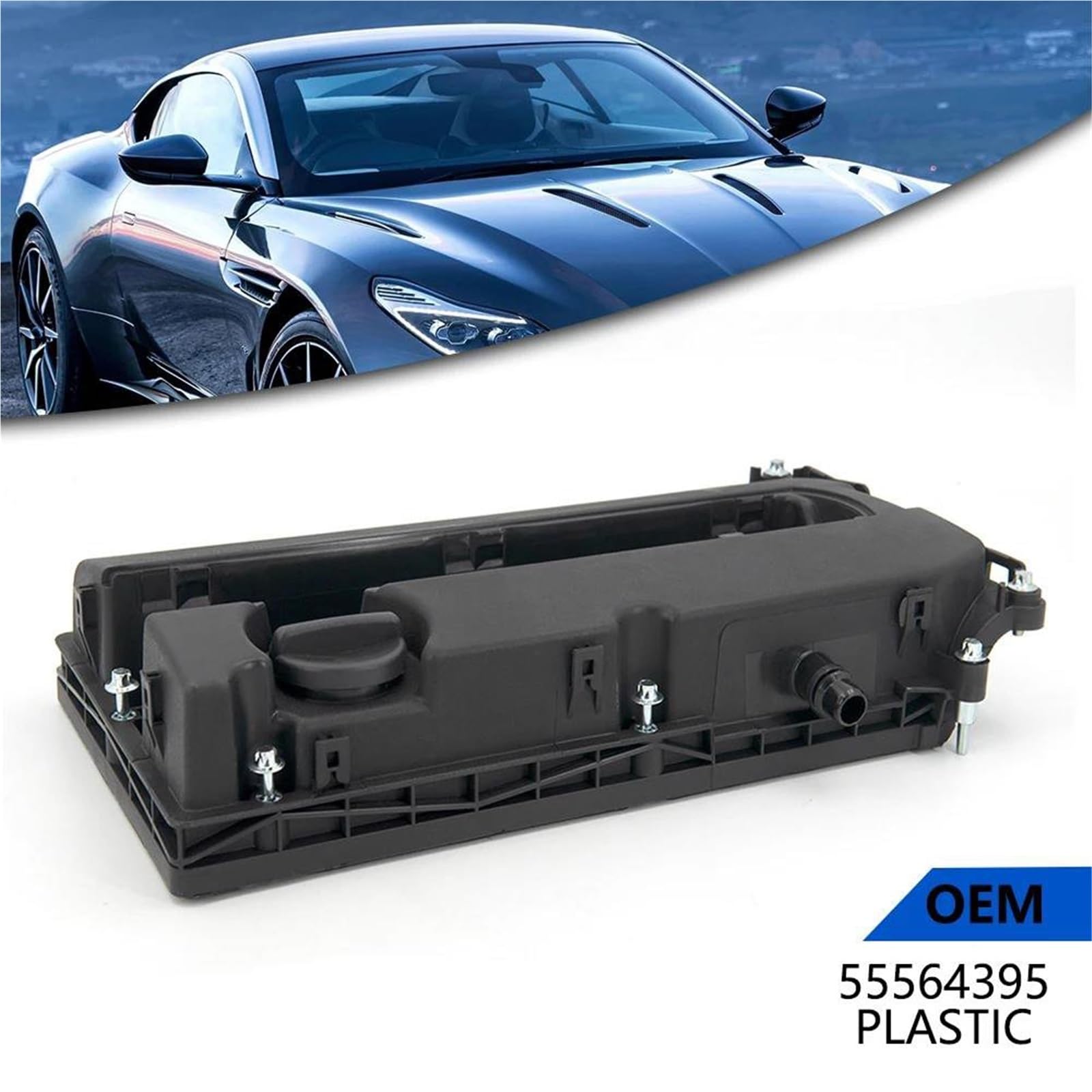 Coperchio Valvola Motore OEM 55564395 Coperchio Valvola Motore In Plastica Bilanciere Albero A Camme Per 1.8L Per Chevy Per Cruze Per Sonic Per Aveo 5 Punterie Valvola Motore