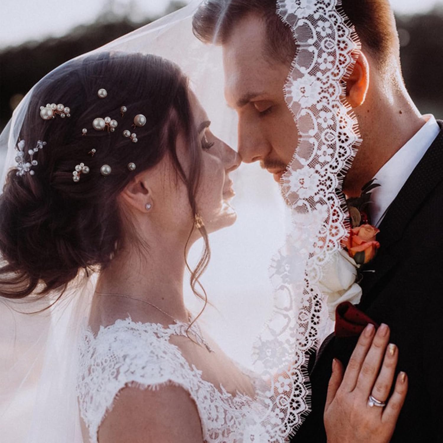 12 Pieces Gold Bridal Pearl Hair Pins for Wedding Party, Pearl Bobby Pins for Women's Hair, Wedding Hairstyles Accessories for Brides Bridesmaid Girls Various Sizes - Image 7