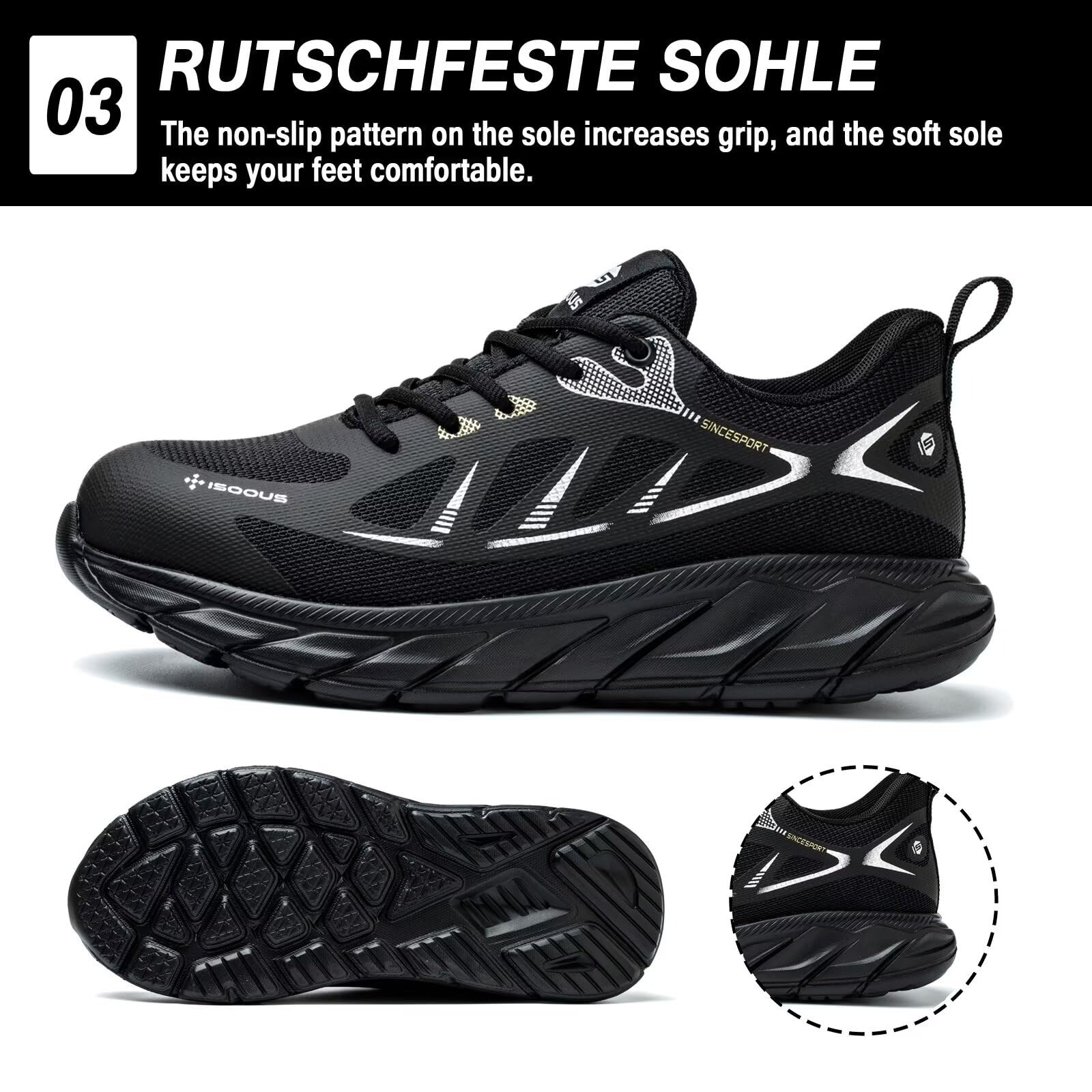 Scarpe Antinfortunistiche Uomo Scarpe da Lavoro Donna Leggere Scarpe Sicurezza con Punta in Acciaio Traspiranti