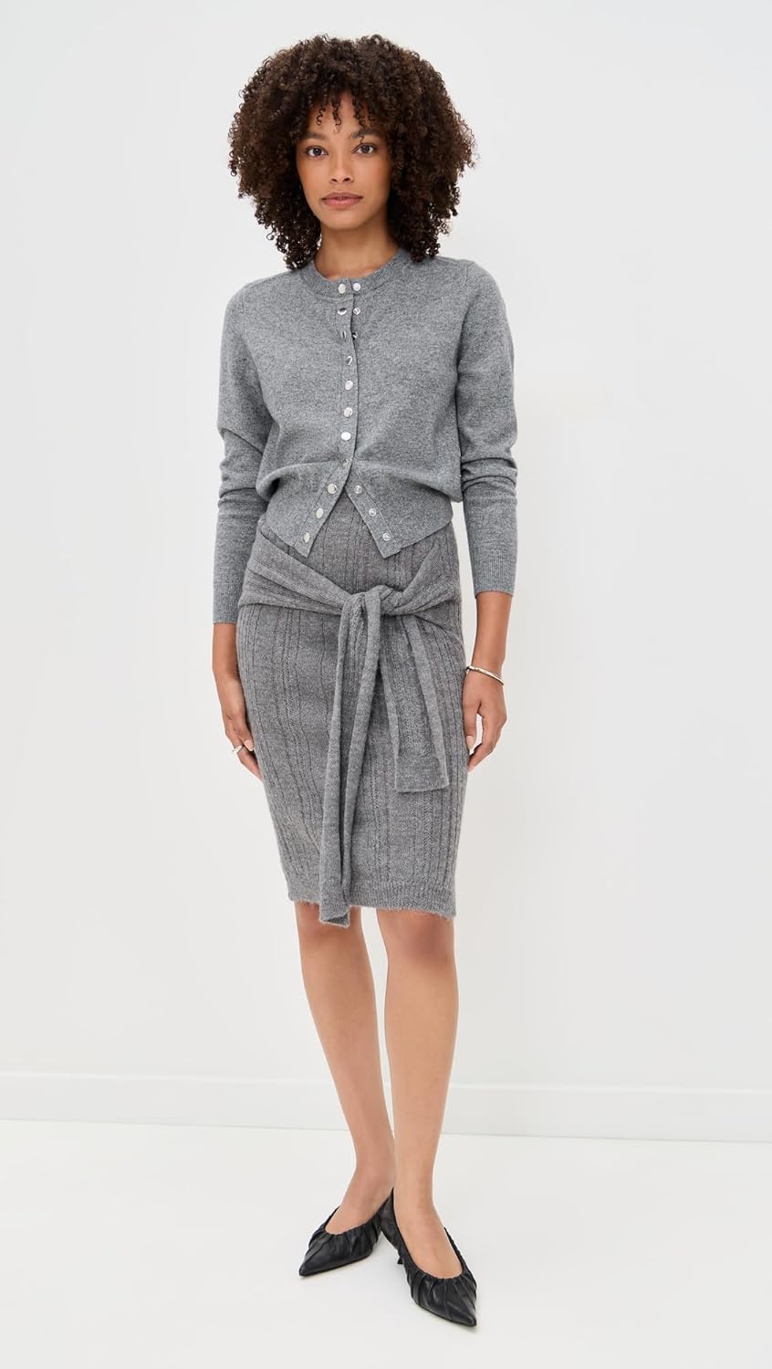 Simonett Women's Stripe Wrap Knit Skirt - Image 5