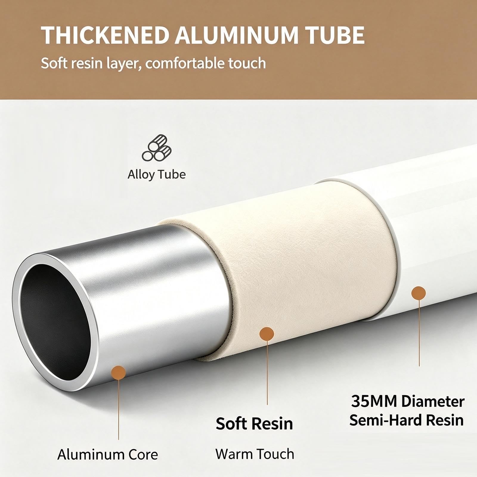 Maniglione Bagno, Maniglia di Sicurezza a Muro Antiscivolo | Alluminio, Impugnatura Resina, Acciaio inox 304, Antiscivolo per Anziani e Gestanti(Yellow,40cm/16in)